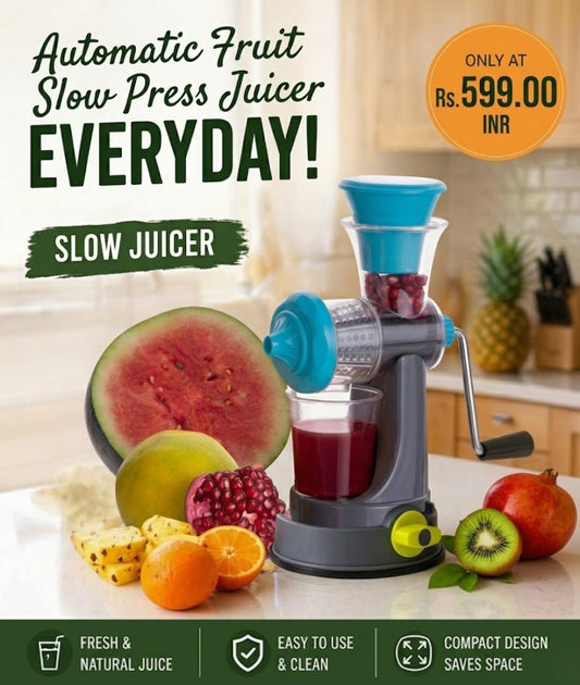 Automatic Fruit Slow Press Juicer