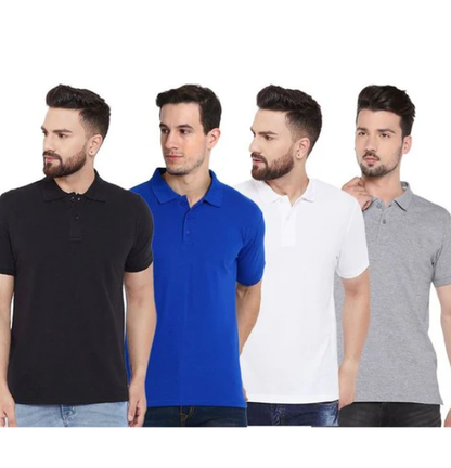 Premium Polo Mens T-Shirt (Pack of 4)