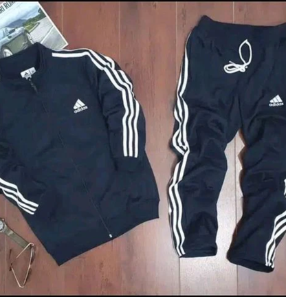 Adidas tracksuit lycra (NavyBlue)