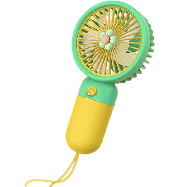 Portable Handheld Fan - Ultra Quiet Little Flower Handheld Fan | Battery Operated Fan, Handheld Fan for Outdoor Travel Commute